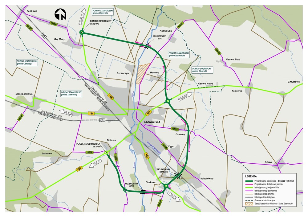 Wielkopolskie. Pierwszy etap obwodnicy Szamotuł nabiera kształtu [zdjęcia]