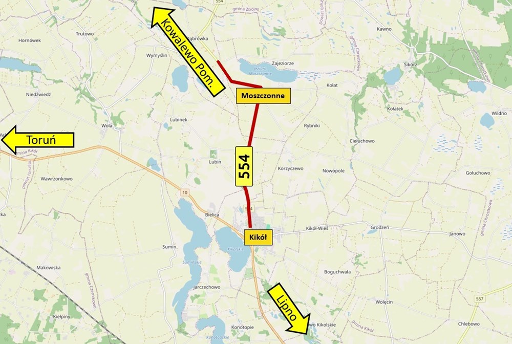 Kujawsko-pomorskie. Wyremontują drogę przy DK10