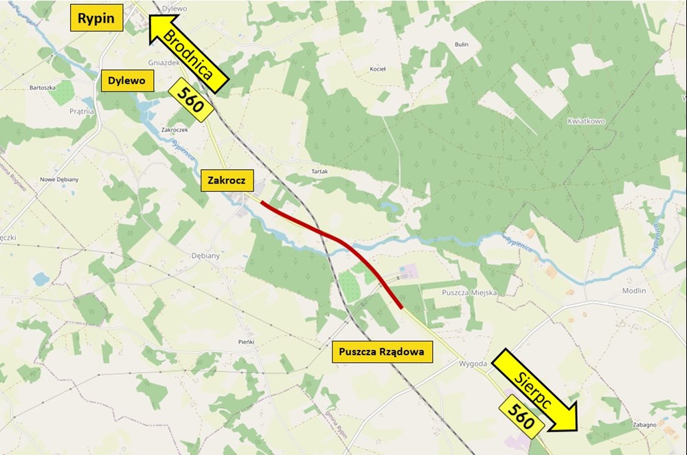 Kujawsko-pomorskie. Przebudują drogę pod Rypinem