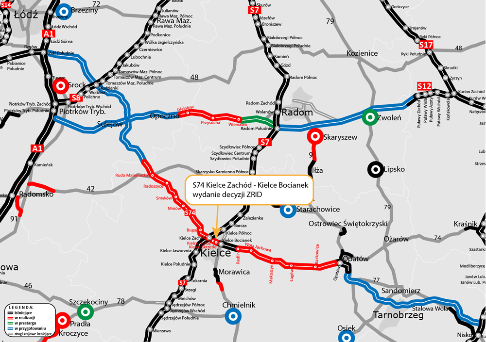Można budować kielecki odcinek S74!