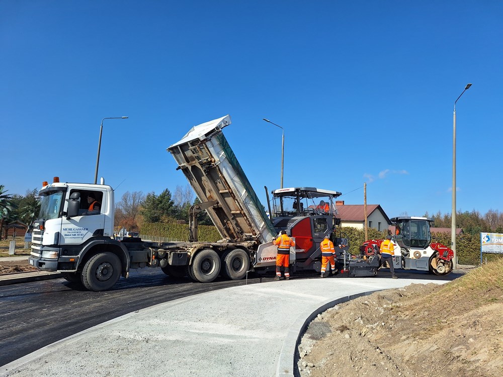 Intensywne prace na obwodnicy Wąbrzeźna