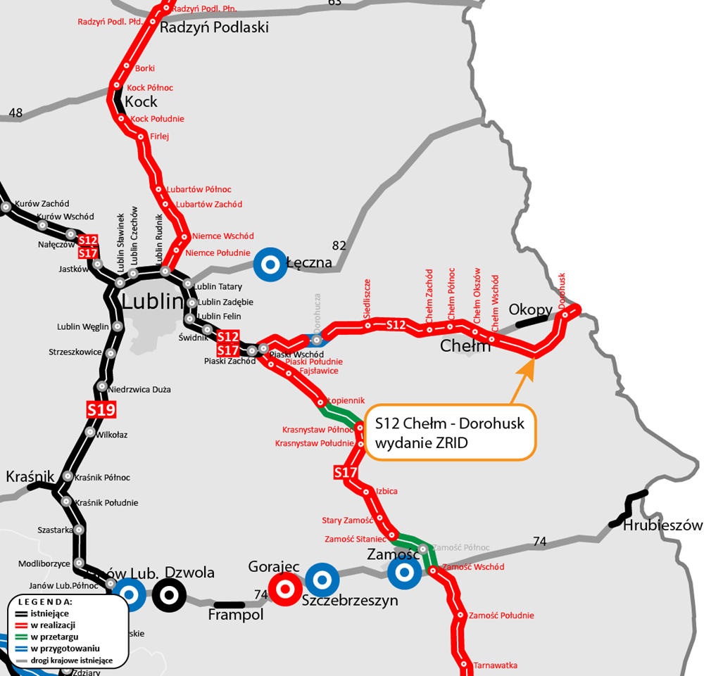 S12. Pozwolenie na budowę od Chełma do granicy z Ukrainą