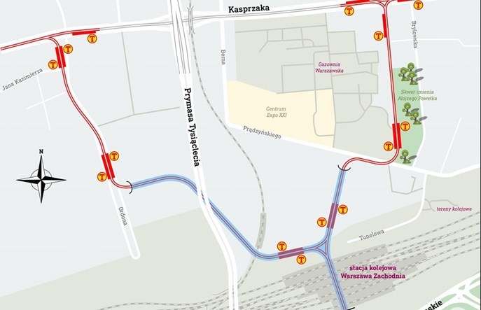 Tramwaj z Warszawy Zachodniej na Wolę w latach 30