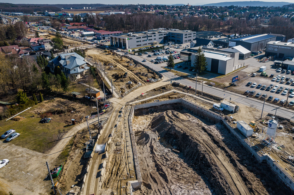 Kolejny krok przy budowie tunelu na obwodnicy Zabierzowa