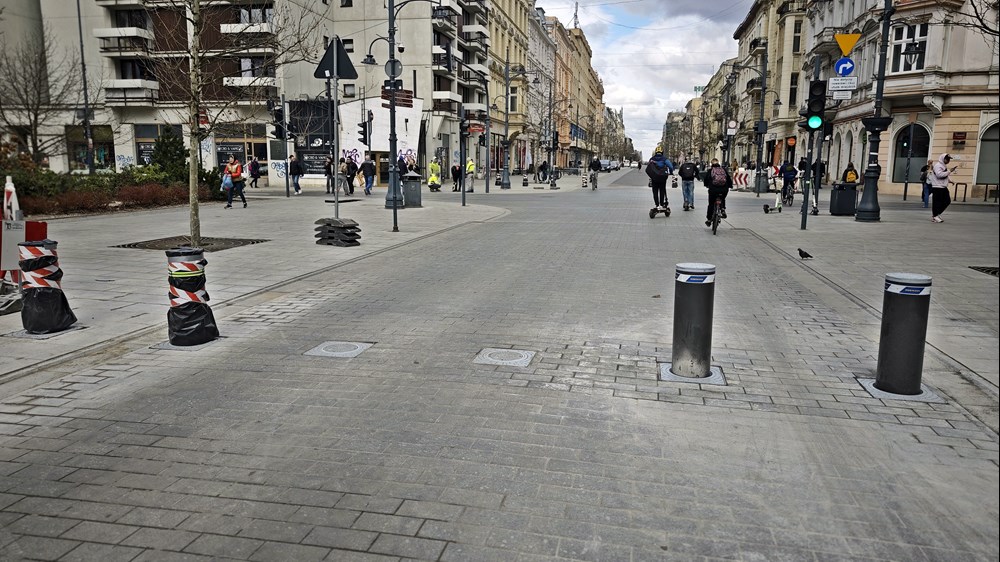 Łódź. System kontroli wjazdu na Piotrkowską będzie gotowy w maju. To kolejny termin