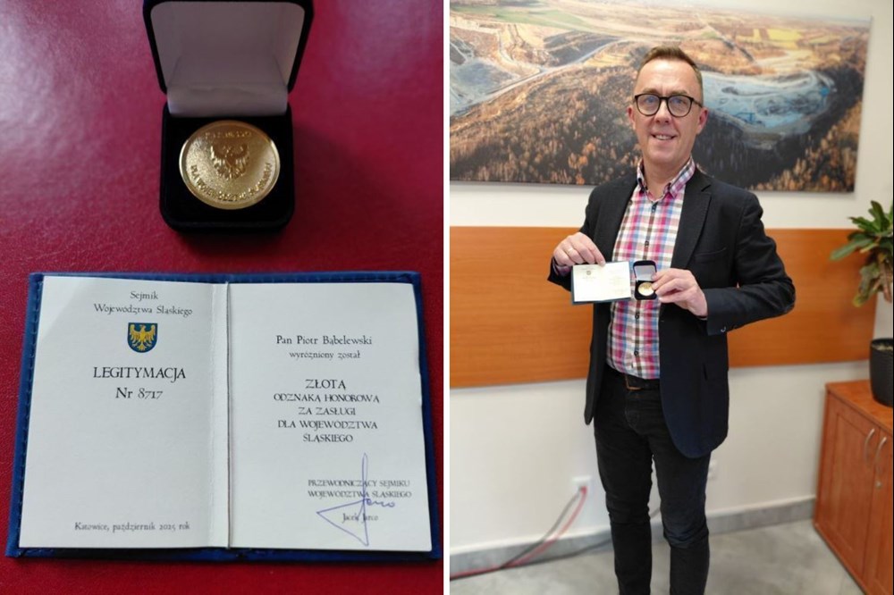 Dyrektor Cementowni Rudniki odznaczony przez Sejmik Województwa