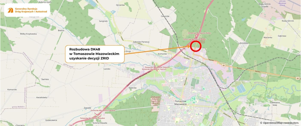 Łódzkie. Rusza rozbudowa drogi łączącej S8 z Tomaszowem Mazowieckim