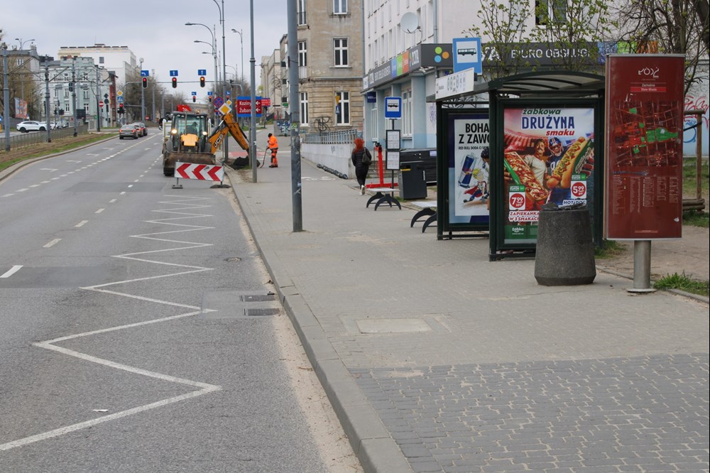 Łódź. Rusza pierwszy etap przebudowy przystanków na węźle przy Manufakturze