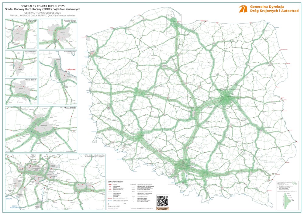 Znaczący wzrost ruchu na drogach krajowych. Gdzie najbardziej?