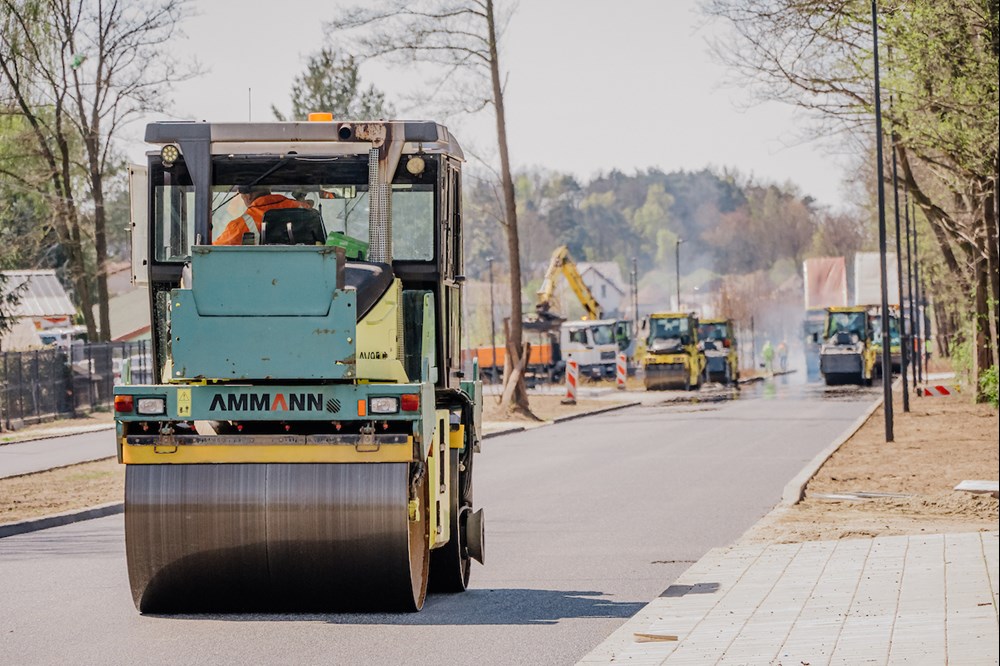 Łódź. Na Szczecińskiej układają nawierzchnię, w czerwcu koniec przebudowy