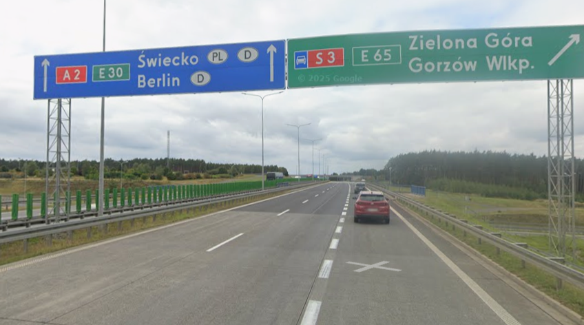 A2. Będą roboty na węźle Jordanowo, wystąpią utrudnienia