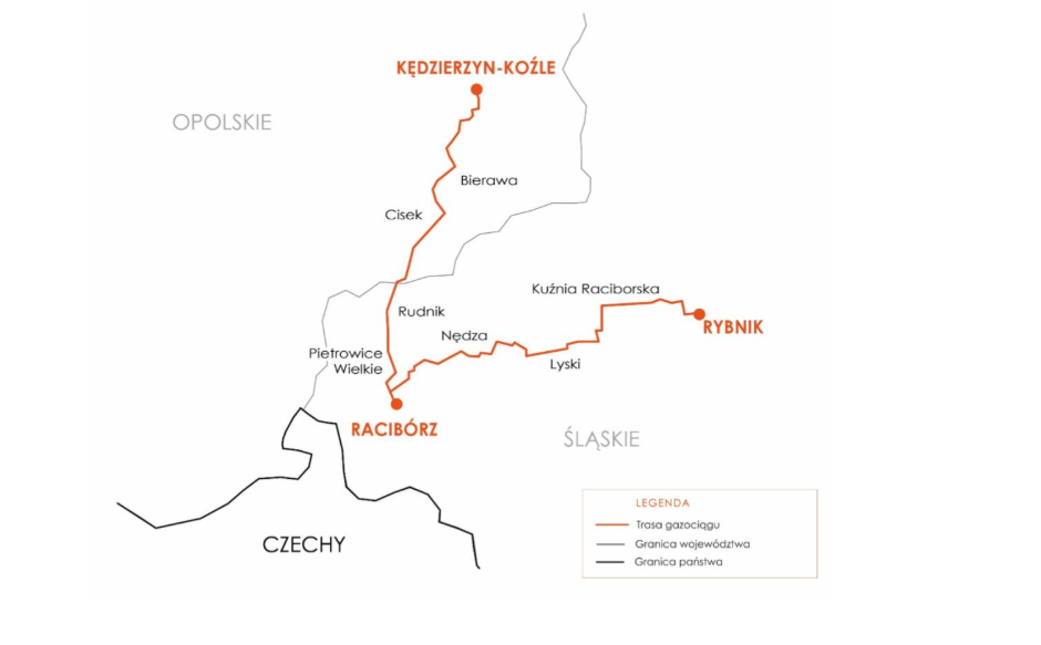 Gazociąg przy Czechach gotowy do pracy