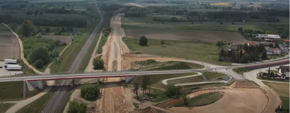 Obwodnica Mławy nabiera kształtów [zdjęcia]