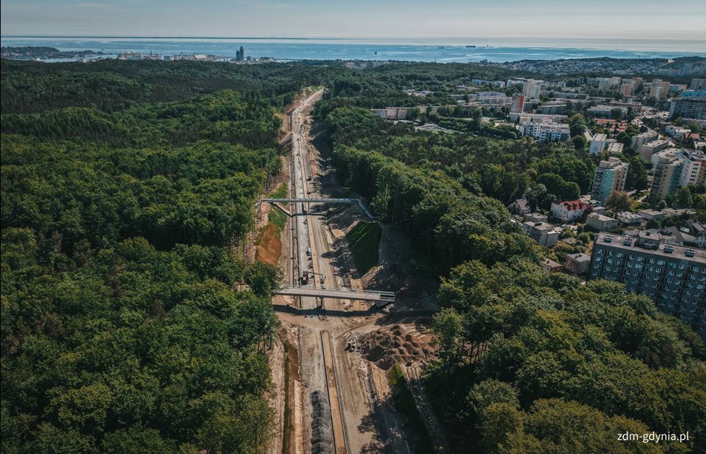 Gdynia. Intensywne prace na obwodnicy Witomina