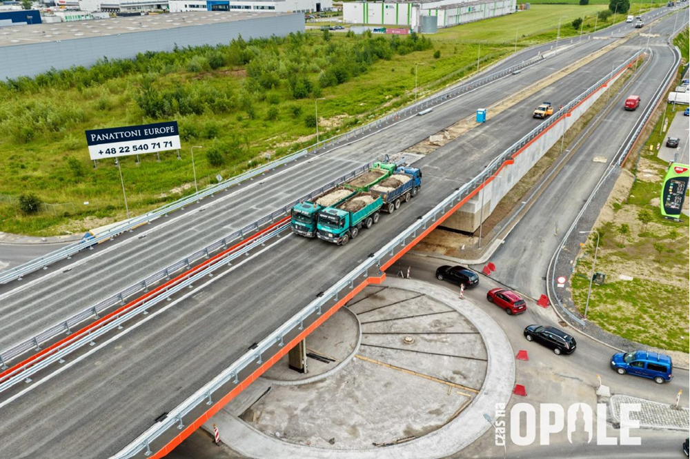 Wiadukt na obwodnicy Opola przeszedł próbę obciążeniową