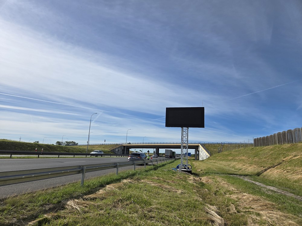 A1. Nowe tablice LED będą ostrzegać przed zatorami