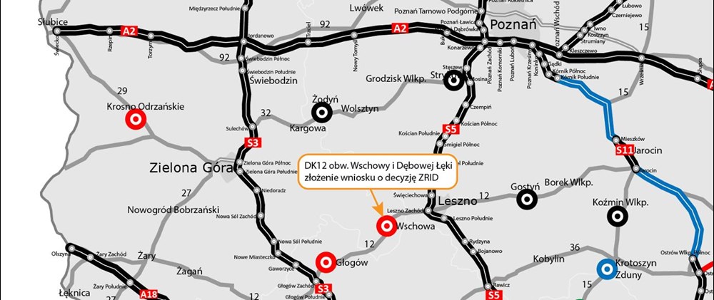 Obwodnica Wschowy czeka na ZRID. Powstanie na trasie między S3 a S5