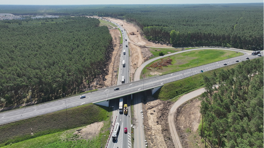 Budowa S10 Bydgoszcz – Toruń na różnych poziomach zaawansowania