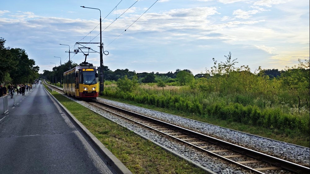 Łódź. Trasa tramwajowa do Konstantynowa jednak częściowo przejezdna