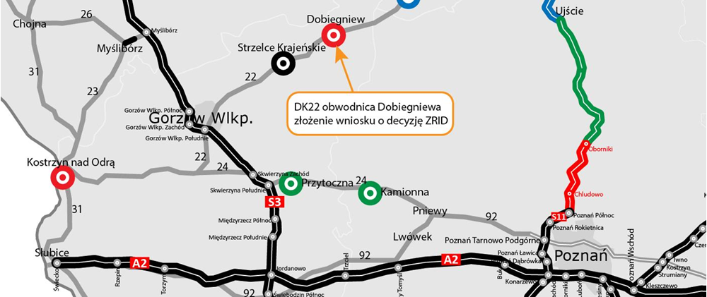Obwodnica Dobiegniewa czeka na pozwolenie na budowę