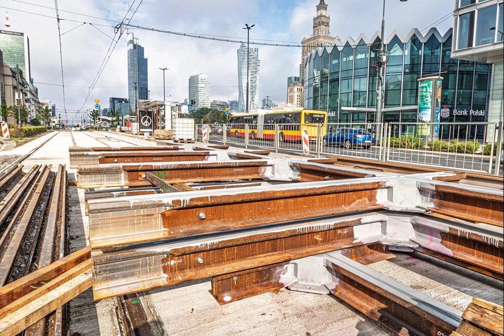 Warszawa. niedługo częściowy powrót tramwajów w Al. Jerozolimskich
