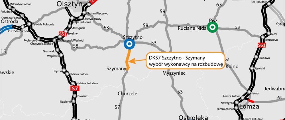 Balzola najkorzystniejsza na rozbudowę drogi do lotniska w Szymanach