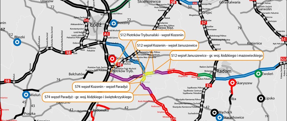 Przełom w sprawie S12 i S74 w łódzkim