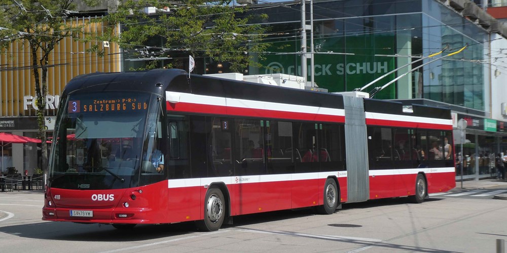 Salzburg bliżej końca sieci trolejbusowej