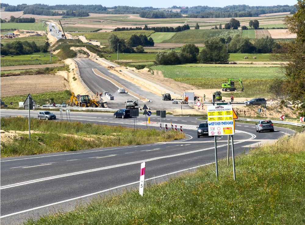 Obwodnica Gorajca przekroczyła półmetek realizacji