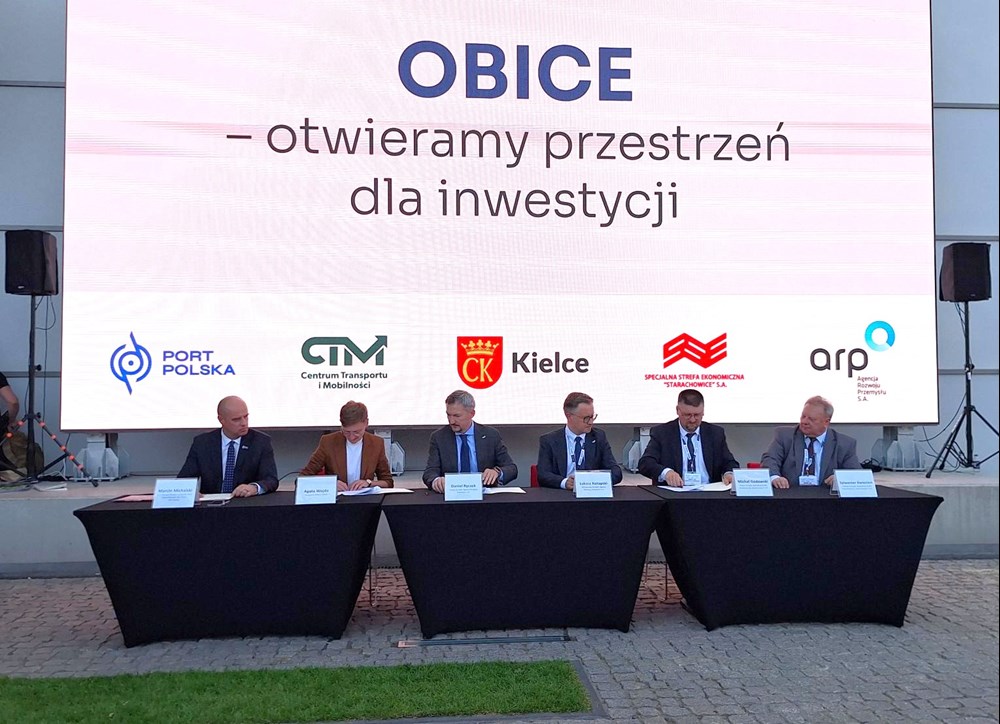 Powstanie kolejowy terminal towarowy pod Kielcami. kooperacja miasta i Portu Polska