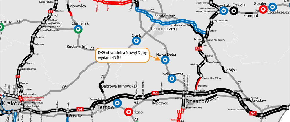 Wyznaczono przebieg obwodnicy na Podkarpaciu