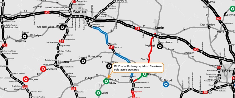 Będą budować obwodnicę na granicy Wielkopolski i Dolnego Śląska