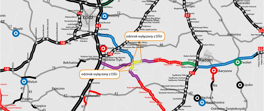 S12 i S74 nie są zagrożone. GDDKiA odpowiada na zarzuty