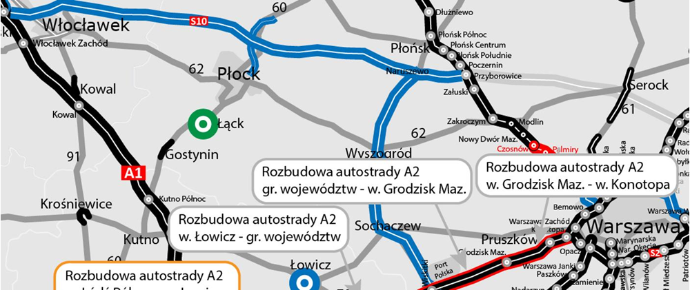 Komplet umów dla poszerzenia A2 Warszawa - Łódź!