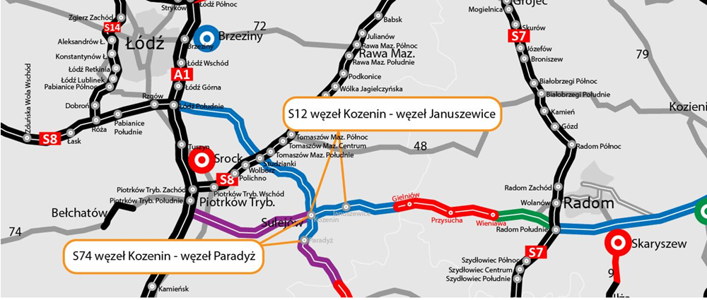 Zepną w całość S12 i S74. Ruszył przetarg