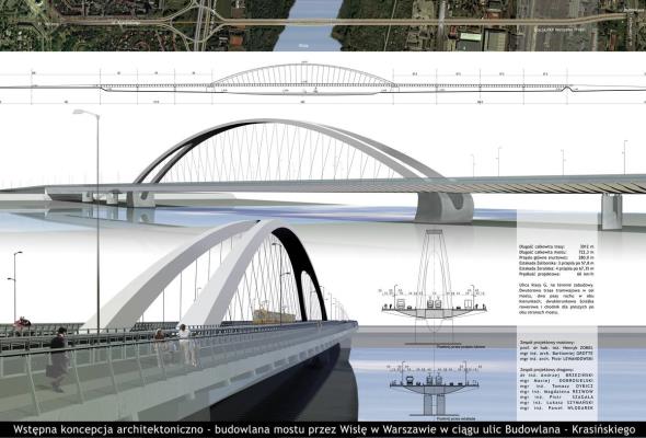 Warszawa: Konsultacje Trasy mostu Krasińskiego pod znakiem zapytania