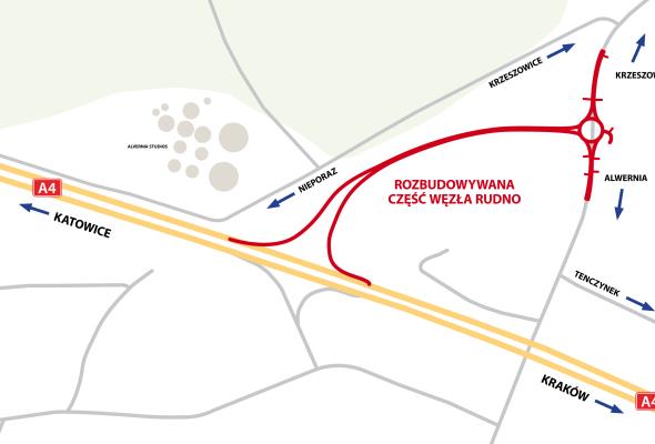 Małopolskie: Stalexport Autostrada rozbuduje węzeł Rudno na A4