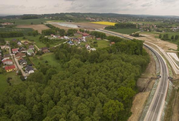 Małopolska: Brzesko ma nowy zjazd z autostrady 