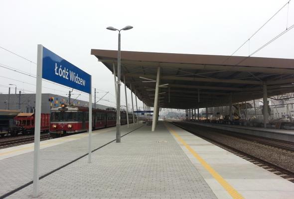 Dwa nowe perony na stacji Łódź Widzew gotowe